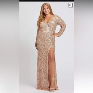 Elegant Sequin Evening Gown
